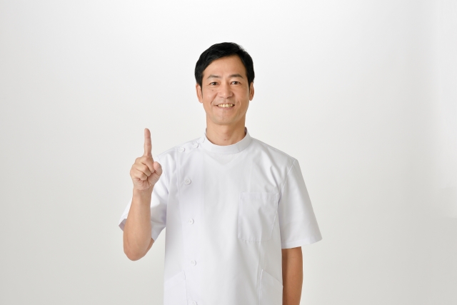 笑顔の男性スタッフ