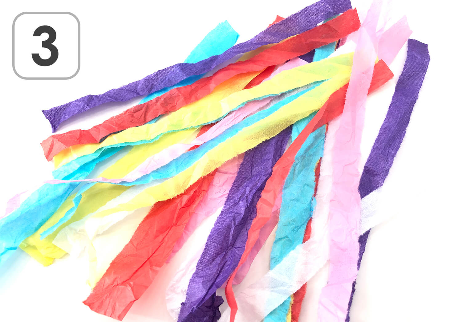 製作アイディアー お花紙で作るカラフルなみのむし Lalaほいく ららほいく