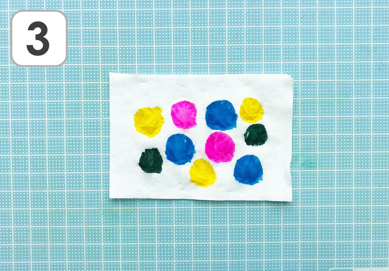 ー製作アイデアー絵具不要 にじみ絵ヨーヨー Lalaほいく ららほいく