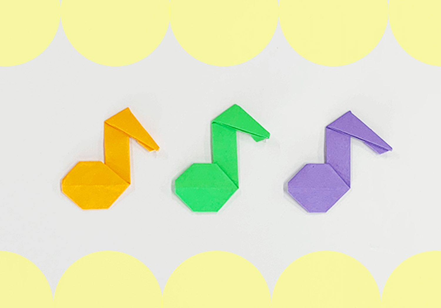 おりがみの音符