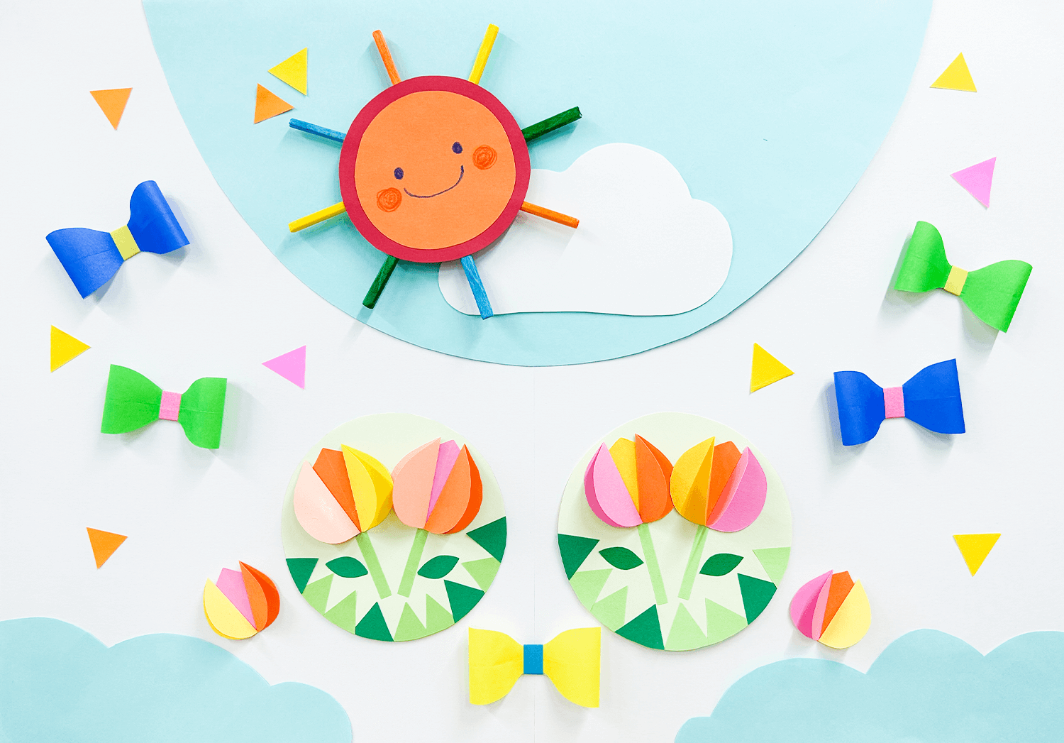 おひさまとチューリップ