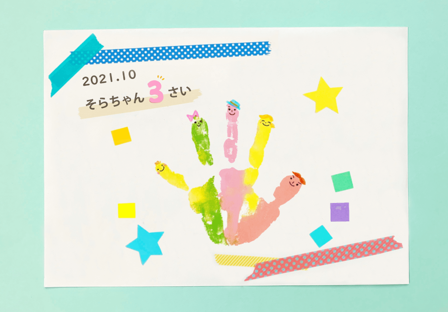 手形作品保育園 – 保育園手形足型を使った作品 – FTJVY