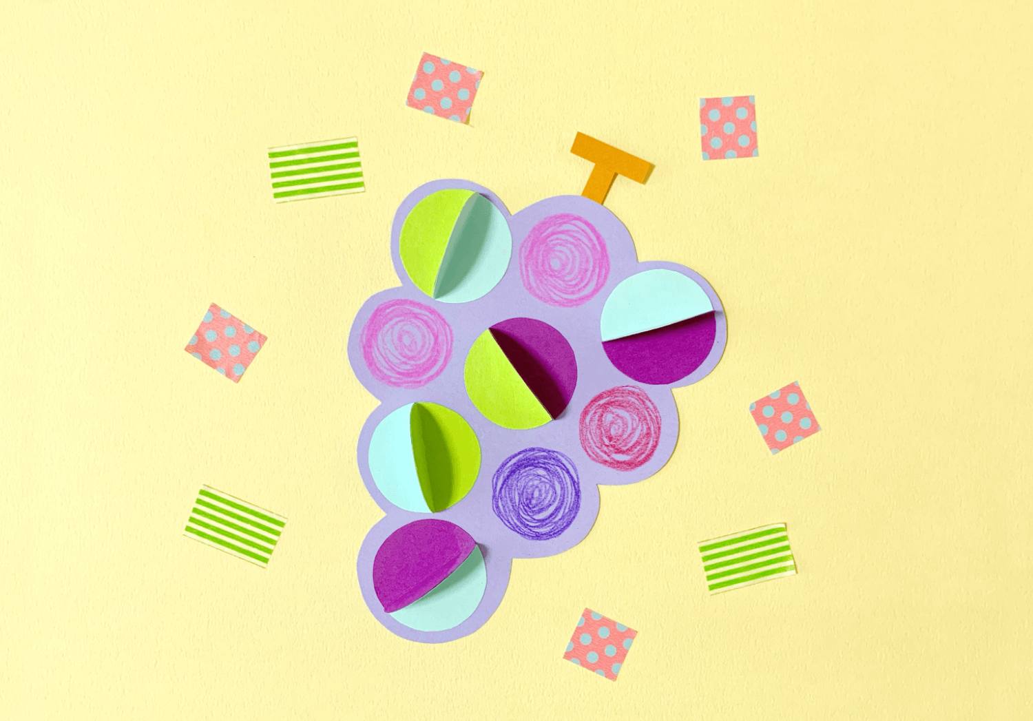 立体のブドウの製作 