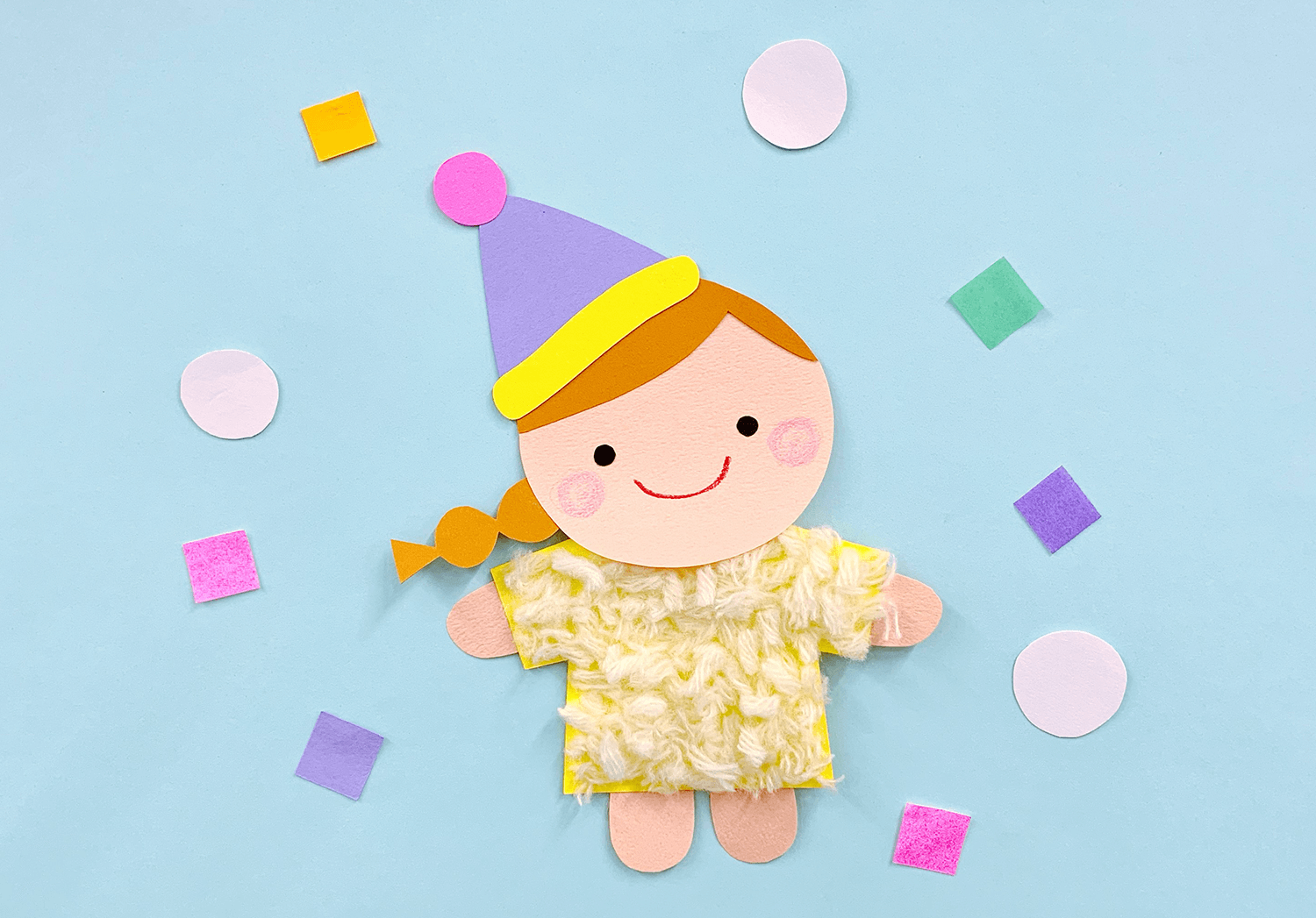 あったか毛糸のセーターの製作 