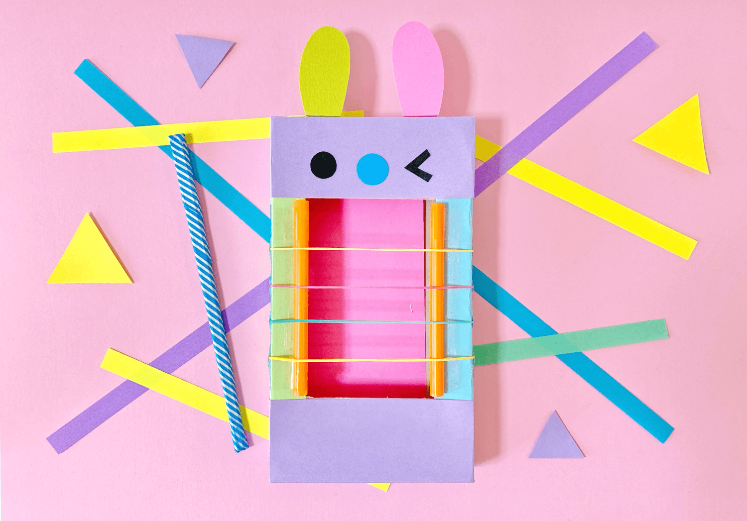 うさぎの空き箱ギター