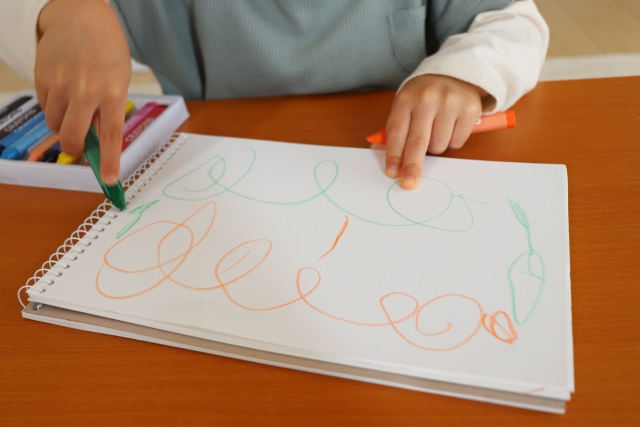 お絵描きに使われるクレヨン