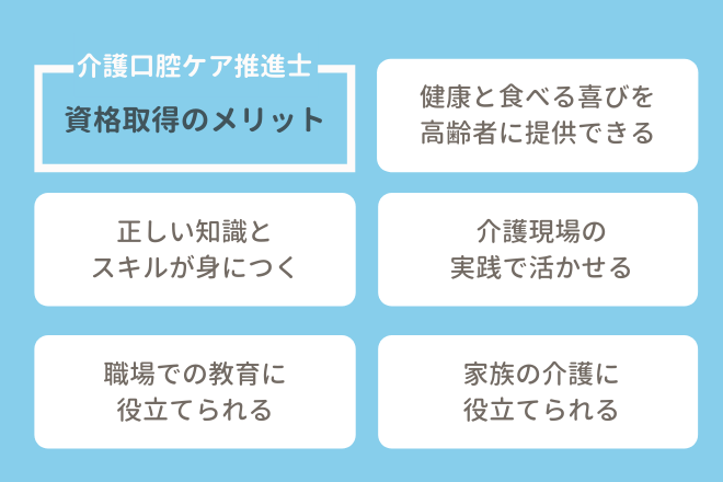 介護口腔ケア推進士とは 資格内容 取得メリットを解説